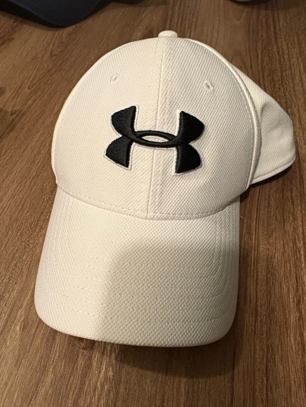 Under Armour Cream Baseball Cap with Black Logo